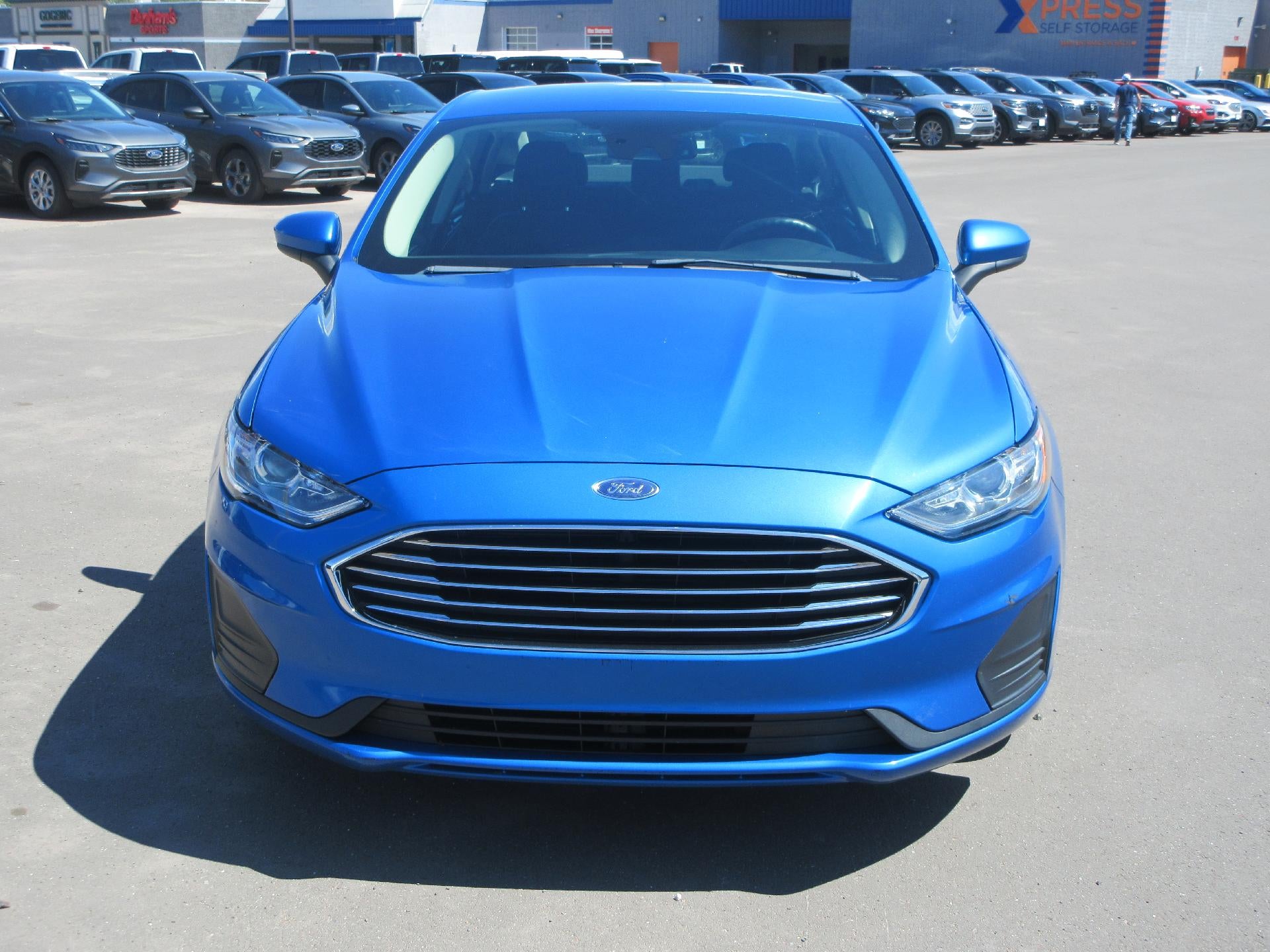 2020 Ford Fusion — rear three-quarter view